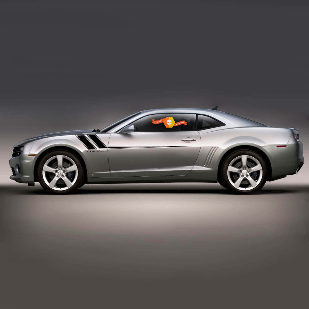 2010 2011 2012 2013 2014 2015 Chevy Camaro Fender to Side Rally Stripes Pegatinas Calcomanías
