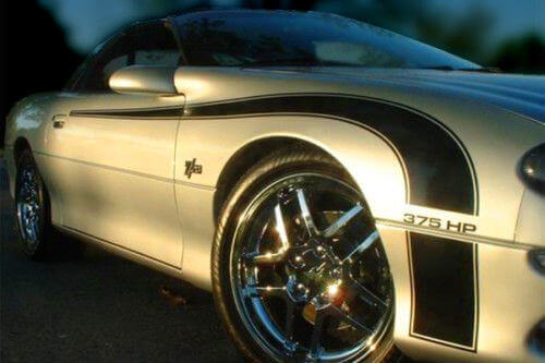 Kit de Calcomanías de Vinilo con Rayas Laterales Estilo Palo de Hockey para Chevy Camaro 1993-2002