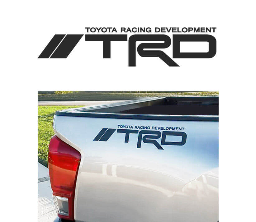 Toyota TRD Off Road Racing Tacoma Tundra Truck offroad par calcomanía logo B