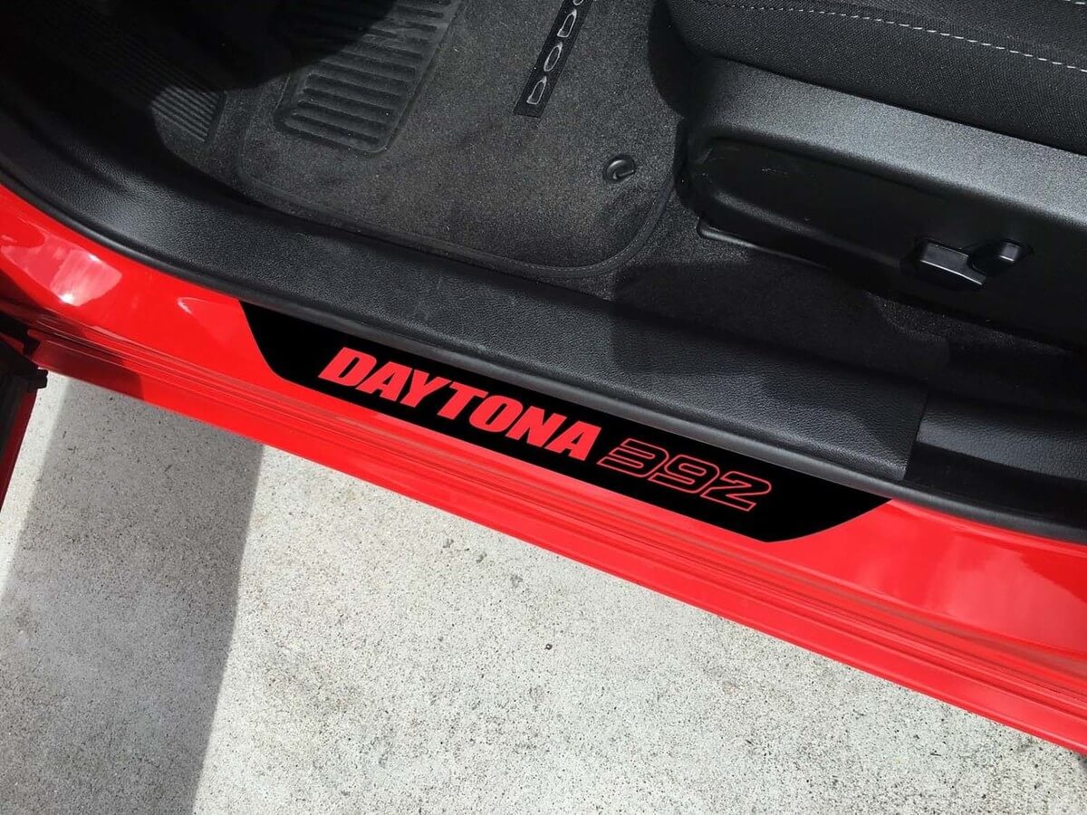 392 Daytona Vinilos para el Umbral de la Puerta para Dodge Charger Daytona
