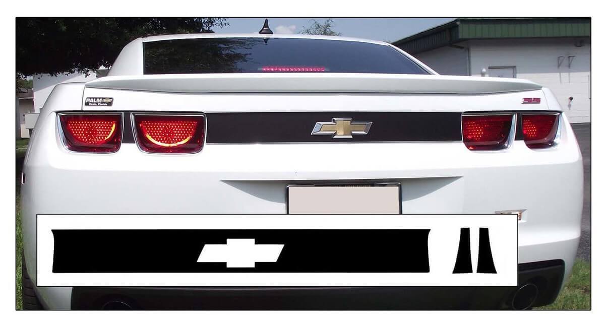 Vinilo adhesivo de franja trasera decorativa para maletero Accent para Chevrolet Camaro 2010-2013