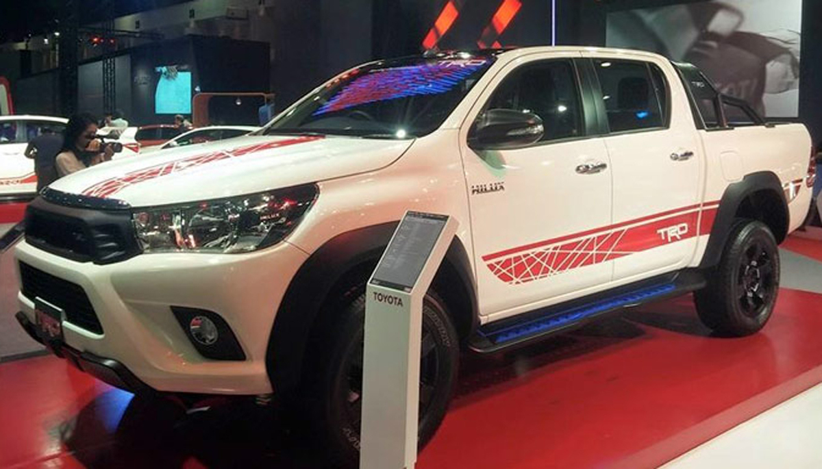 3 x Toyota Hilux TRD Off Road lado vinilo calcomanías gráficos rally pegatina