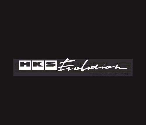 HKS Evolution Decal Sticker JDM Racing mod Honda Toyota turbo par de escape