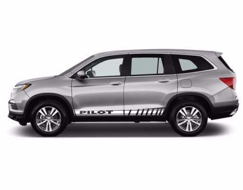 2 calcomanías de vinilo para carreras de coches familiares con gráficos de varios colores para Honda Pilot