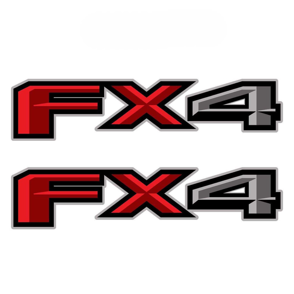 Juego de 2: 2018 Ford F- 150 FX4 todoterreno vinilo calcomanía camioneta camioneta lateral cama