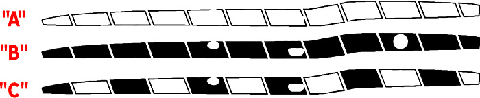 2008 y posteriores Dodge Challenger Kit de franja lateral estroboscópica superior de longitud completa