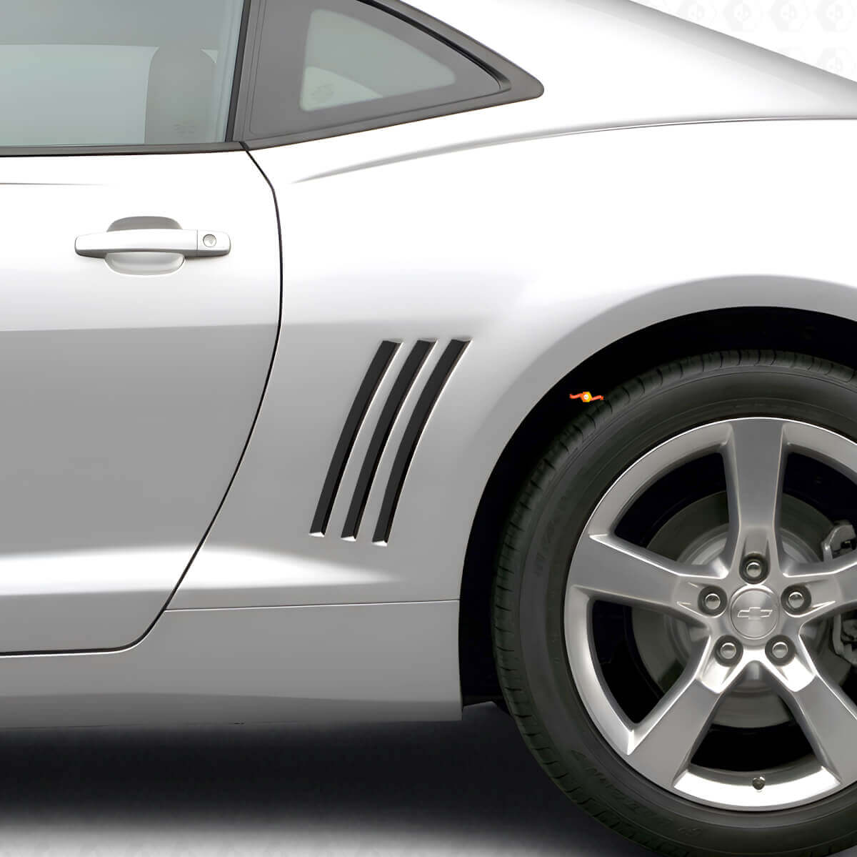 Kit de calcomanías de vinilo con franjas blackout para panel trasero lateral para Chevrolet Camaro 2010-2015