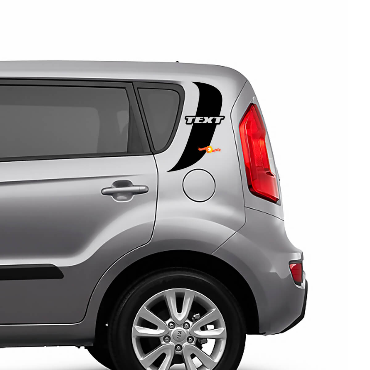 Calcomanía gráfica del pilar trasero lateral compatible con Kia Soul 2
