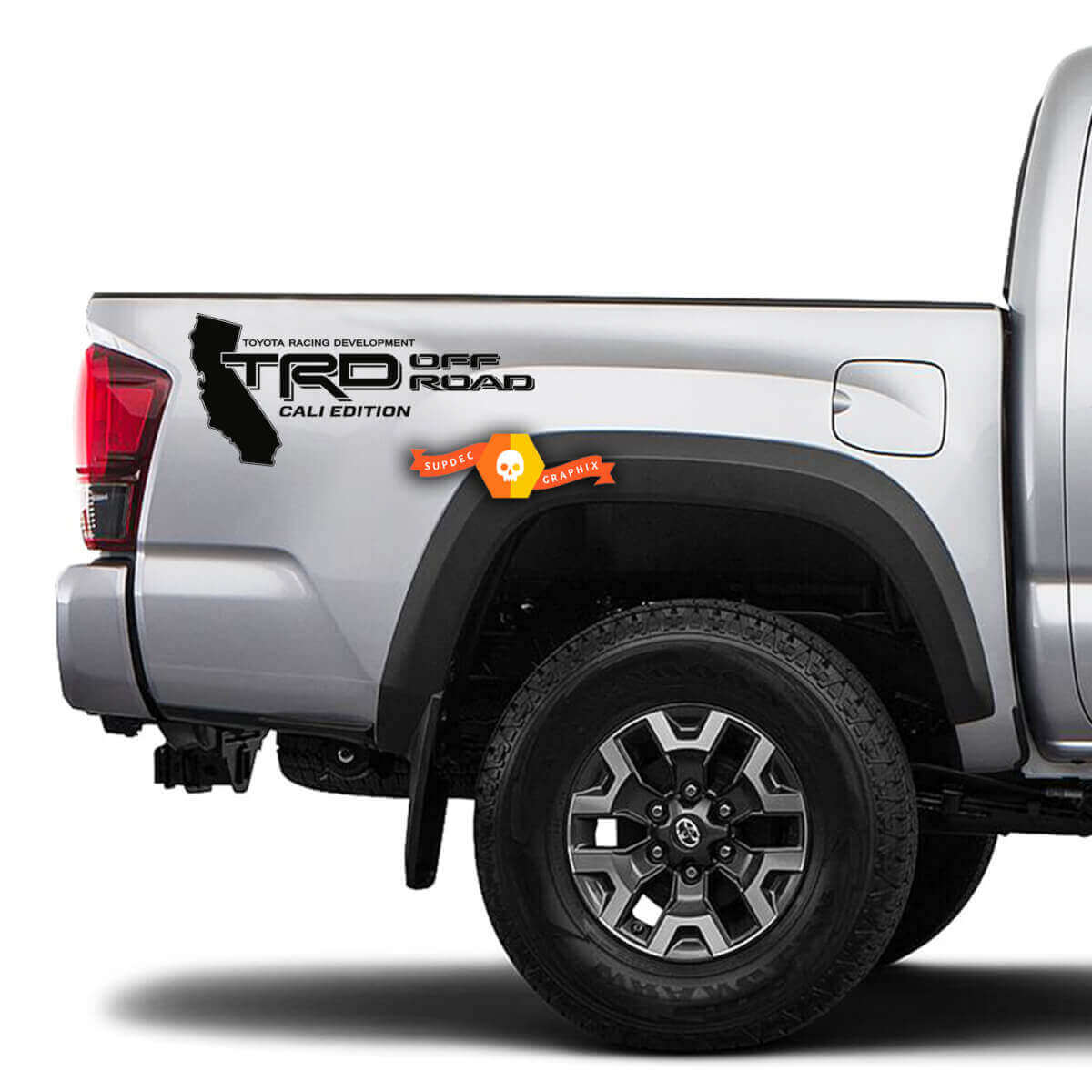 Calcomanía lateral TRD Off Road Cali Edition para Toyota Tacoma Tundra