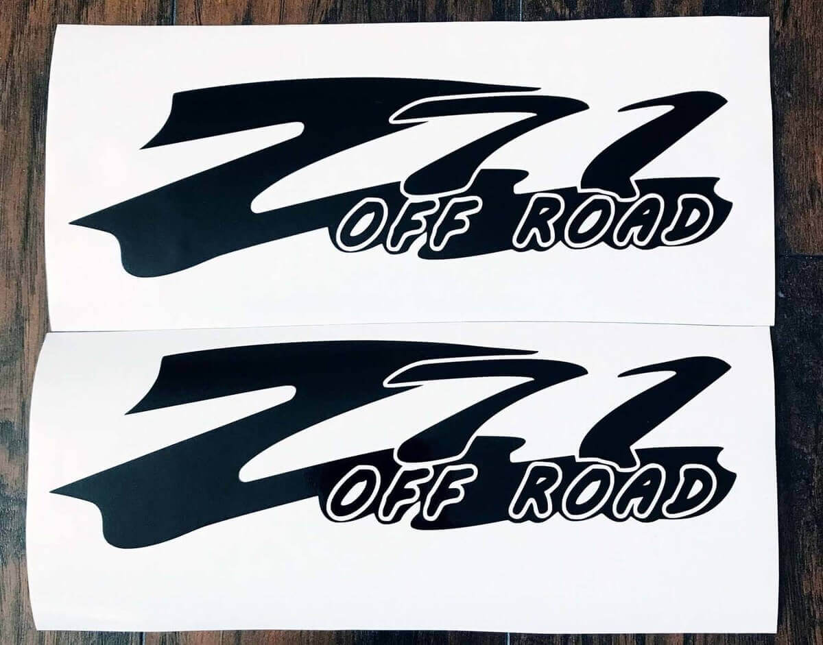 Pegatina universal de vinilo Z71 Off Road para GMC Sierra