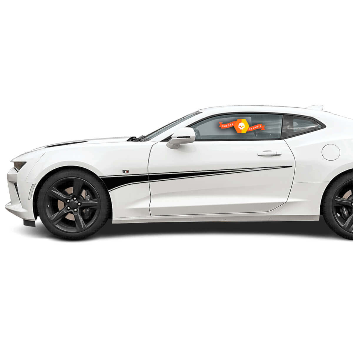 Pegatinas decorativas laterales para puertas Chevrolet Chevy Camaro 2010 -2024
