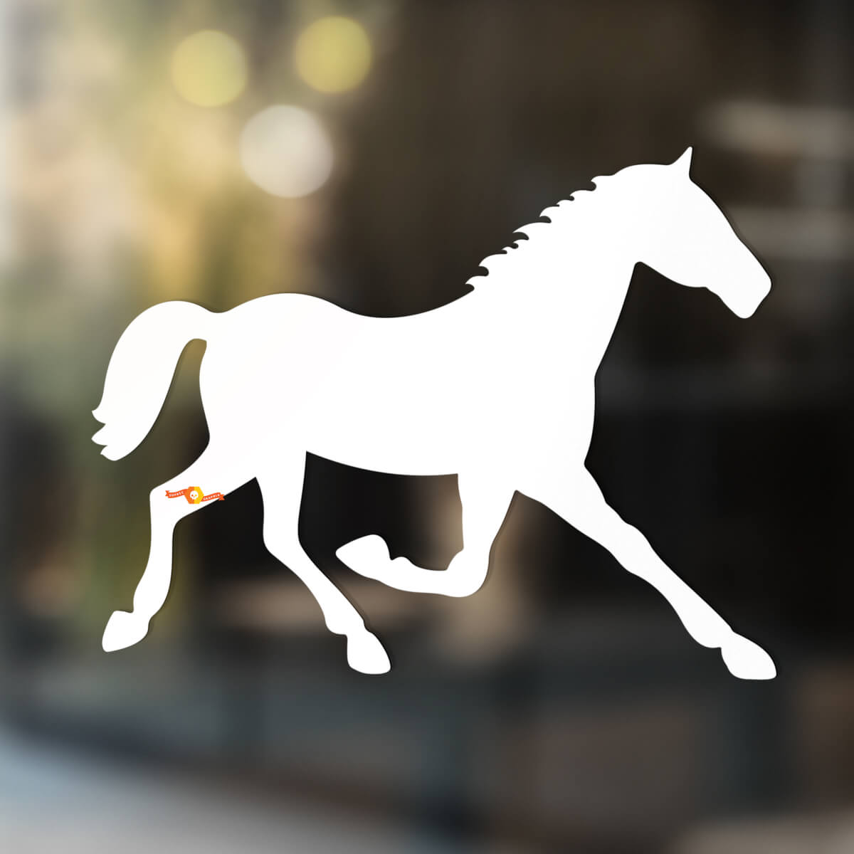 Caballo vinilo arte pared ventana baño pegatina calcomanía #3
