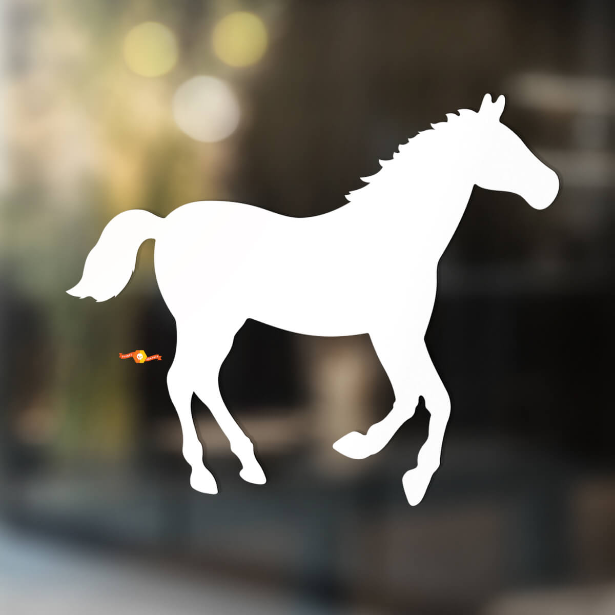 Caballo vinilo arte pared ventana baño pegatina calcomanía #5
