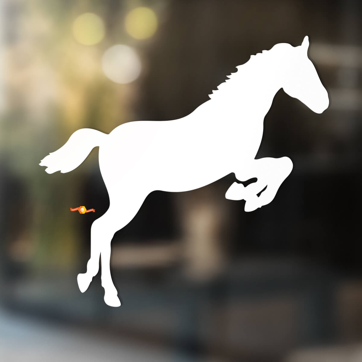 Caballo vinilo arte pared ventana baño pegatina calcomanía #6
