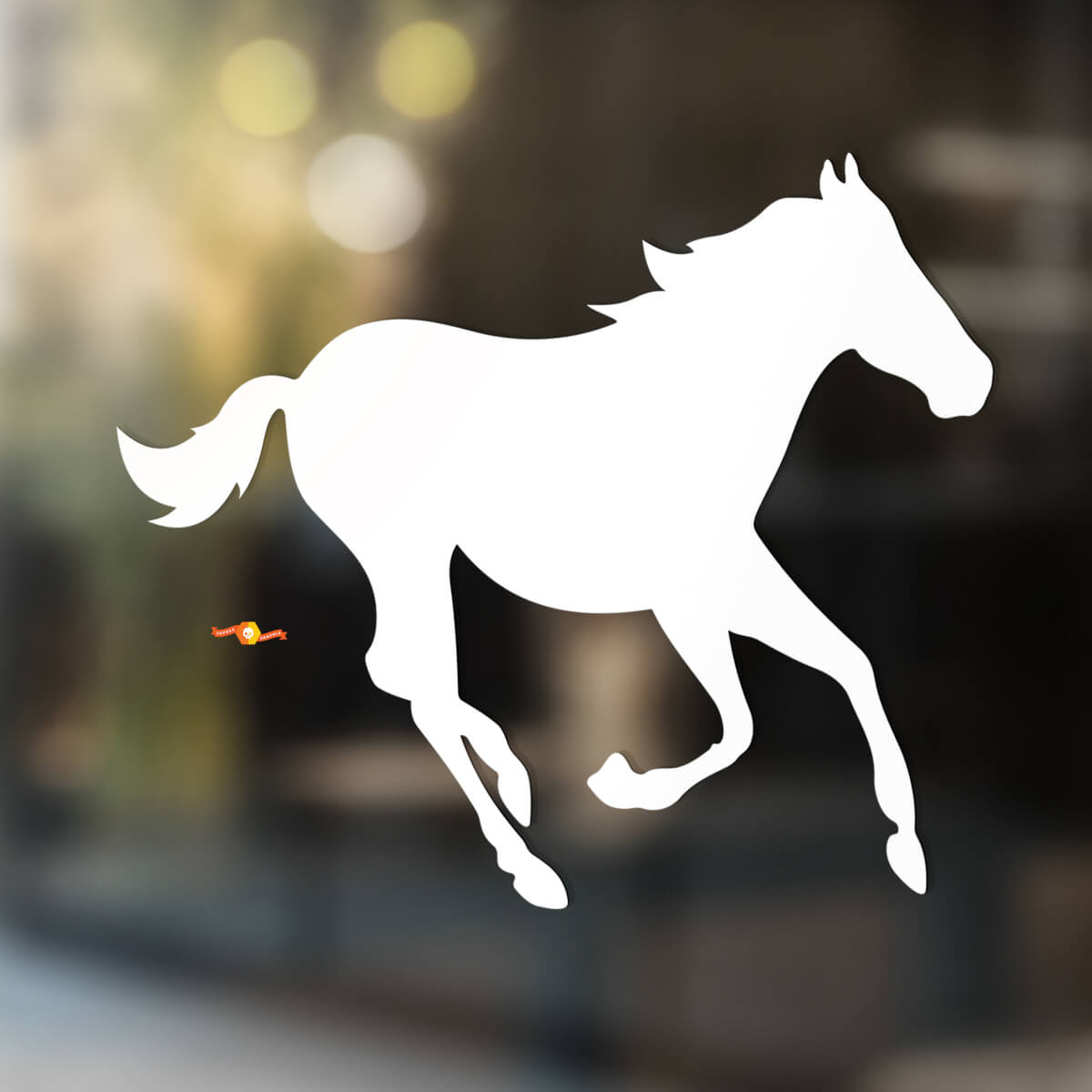 Caballo vinilo arte pared ventana baño pegatina calcomanía #7
