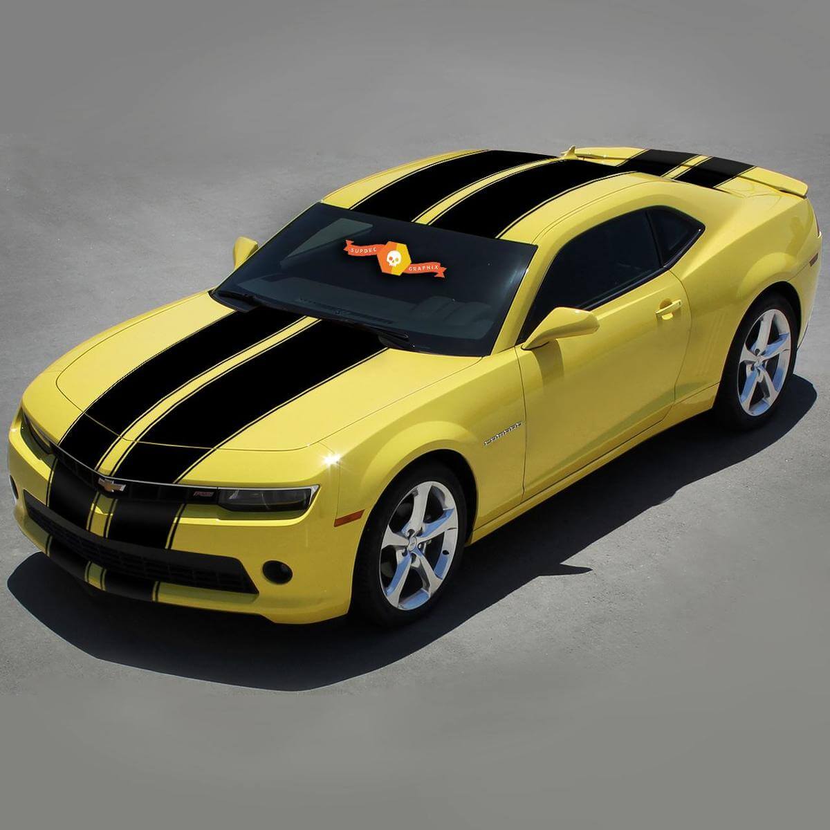 Kit de Calcomanías Vinílicas Laterales Completas de Rayas de Carreras para Chevrolet Camaro 2010-13