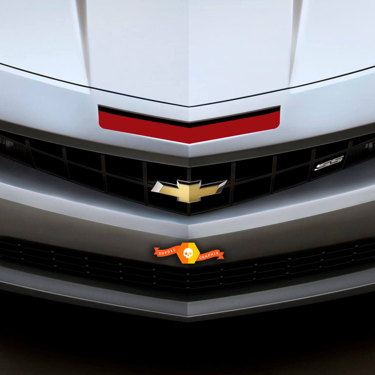 Chevrolet Camaro 2010-2013 Ss Mail Slot Vent Insert Stripe Vinilo adhesivo adhesivo
