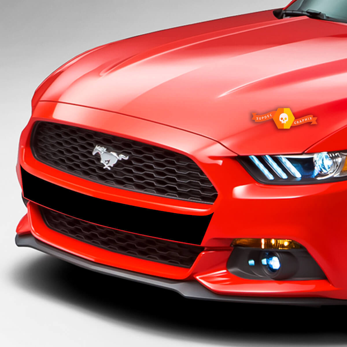 Vinilo adhesivo decorativo de línea acentuada para parachoques delantero para Musclecar Musclecarmodel 2015-2020