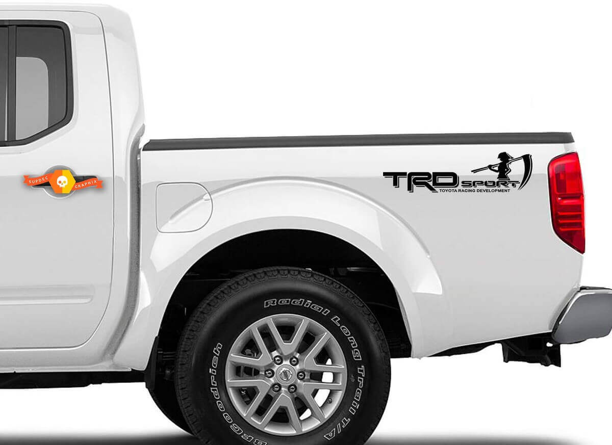 Juego de adhesivos de vinilo para caja de camión TRD Sport para Toyota Tacoma Tundra