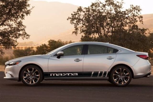 2X Gráficos de varios colores Símbolo Mazda Mazda 6s Car Racing Decal Sticker
