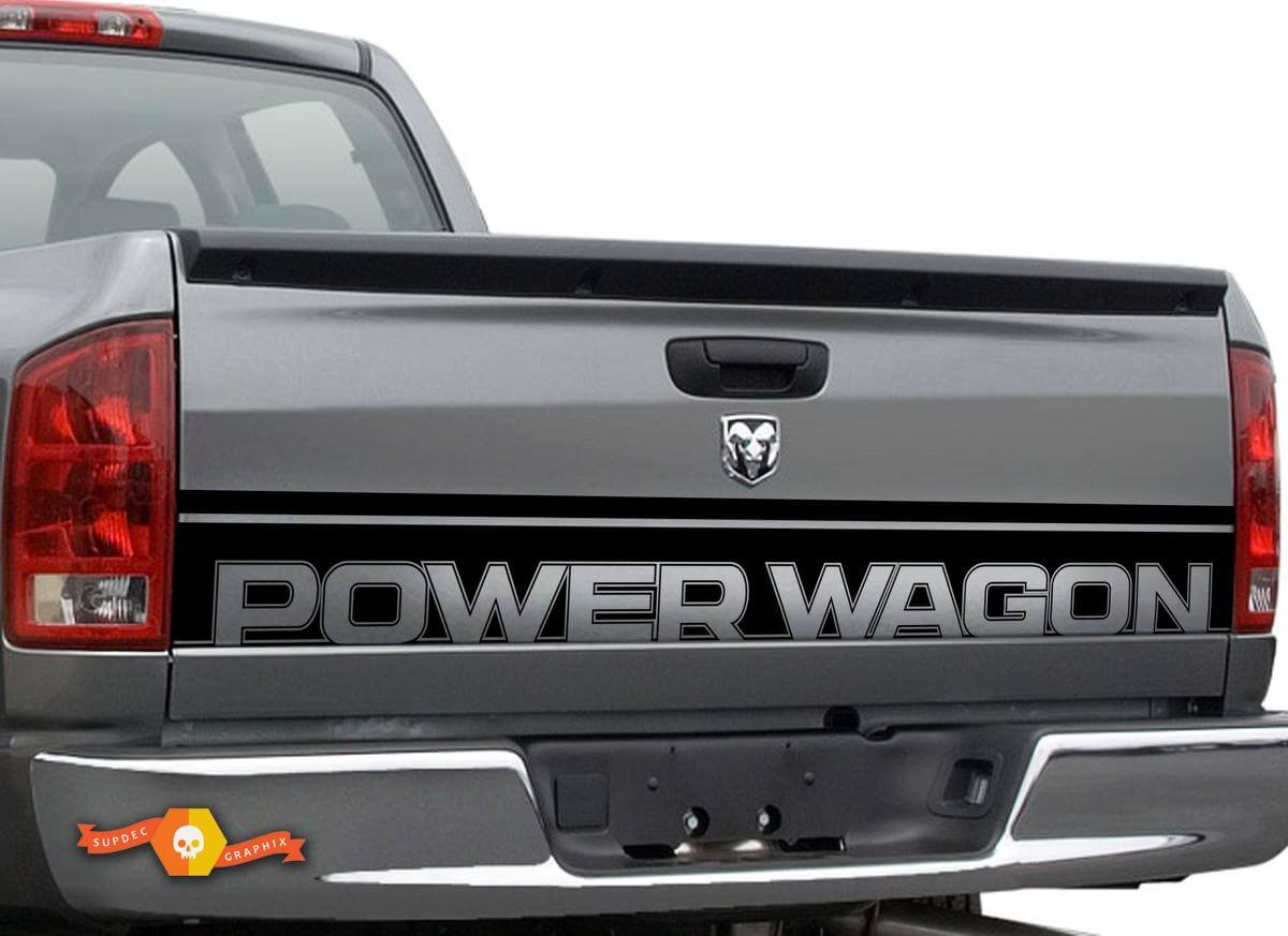 Calcomanía Decorativa de Vinilo para la Puerta Trasera Power Wagon para Dodge Ram 1500 2010-2018