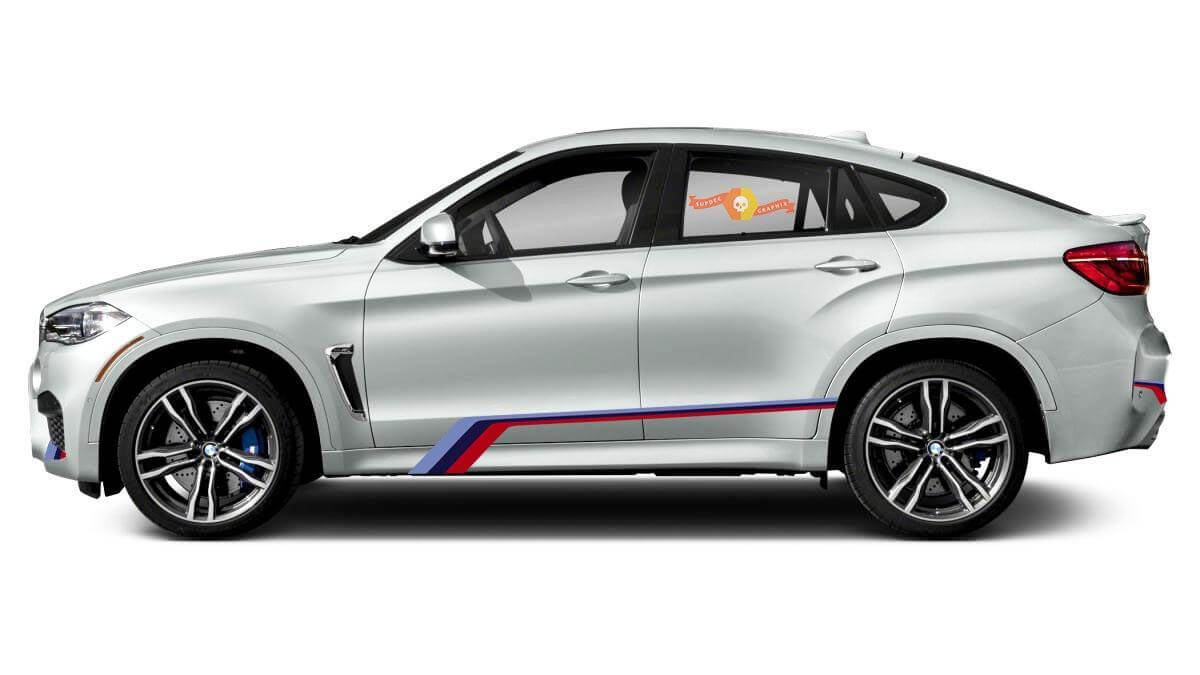 Kit de vinilos con franjas laterales M Performance para BMW X6M F86 2014-2019