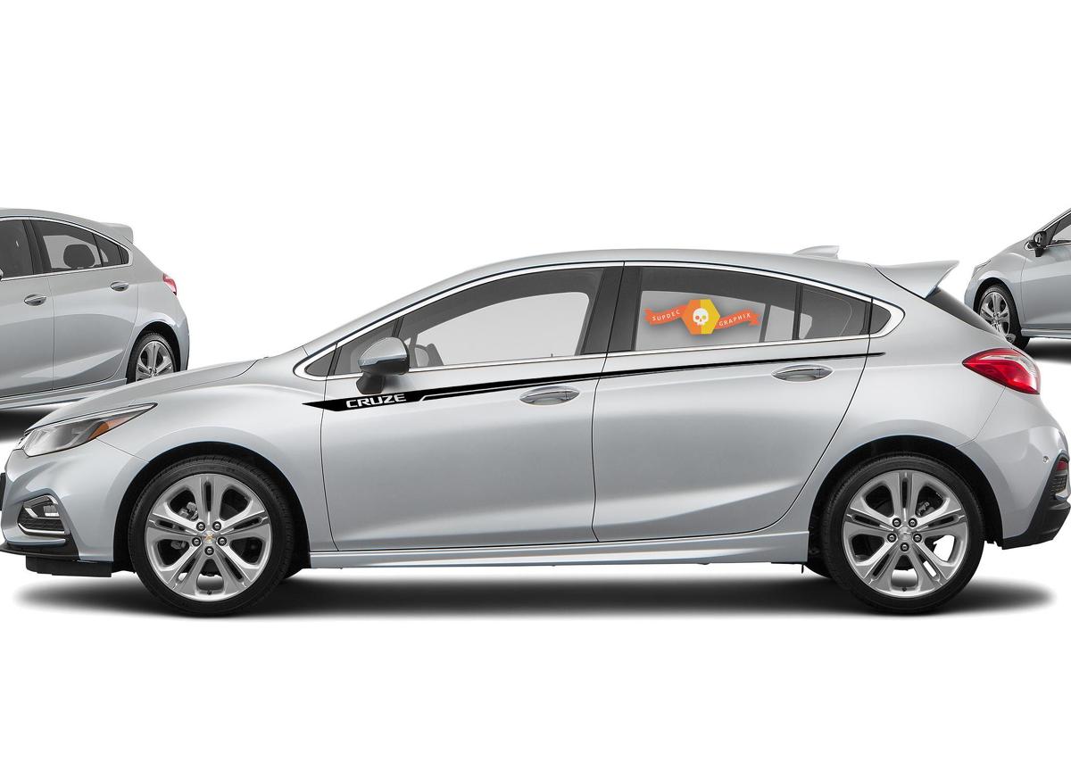 Chevrolet Cruze rayas laterales gráficos pegatina calcomanía panel de puerta pegatina calcomanía 1
