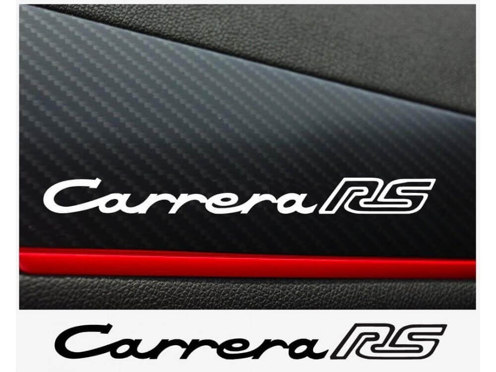 Calcomanía Trasera de Vinilo Carrera RS para Porsche 911 1974-83