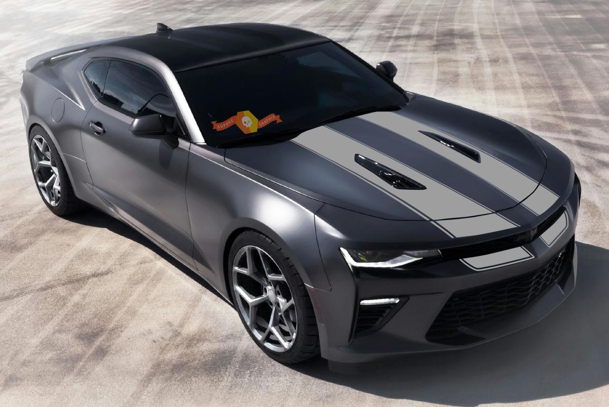 Camaro Pin Stripe Rally Vinilo Pegatinas Calcomanías Racing Stripes SS RS Convertible 2016-2018
