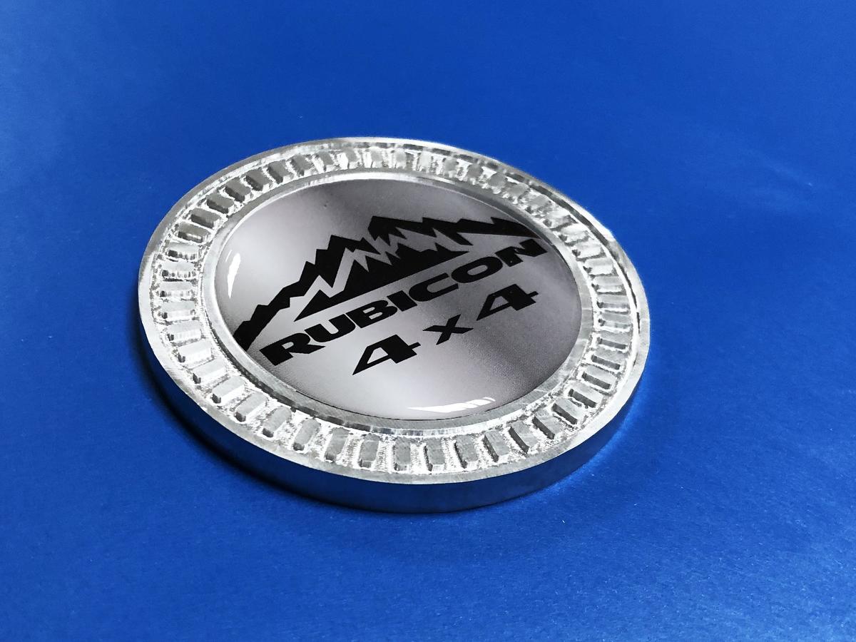 Insignia 3D Montañas Rubicon 4x4 Metal Aluminio Cama Emblema lateral para Jeep Wrangler JL JK YJ TJ
