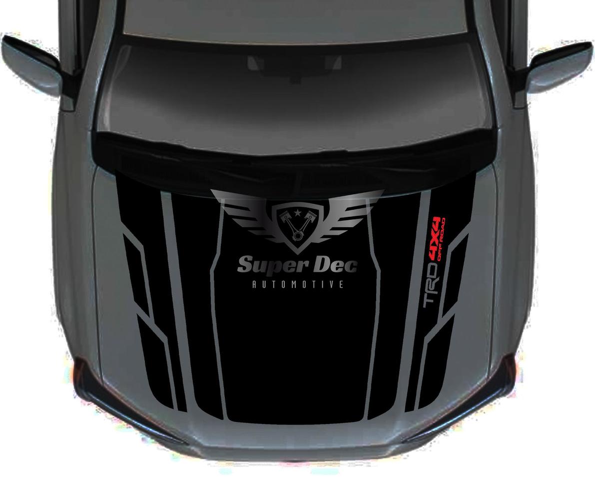 ¡Calcomanía de vinilo para capó para TRD 4Runner 4x4 PRO Sport Off Road compatible con 5th Generation NO Scoop!
