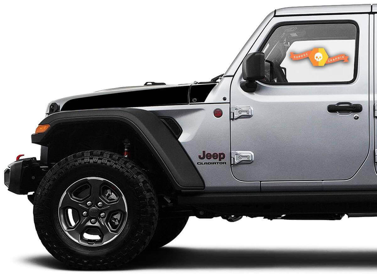 Kit de vinilo con diseño de lanza para capó para Jeep Wrangler y Gladiator