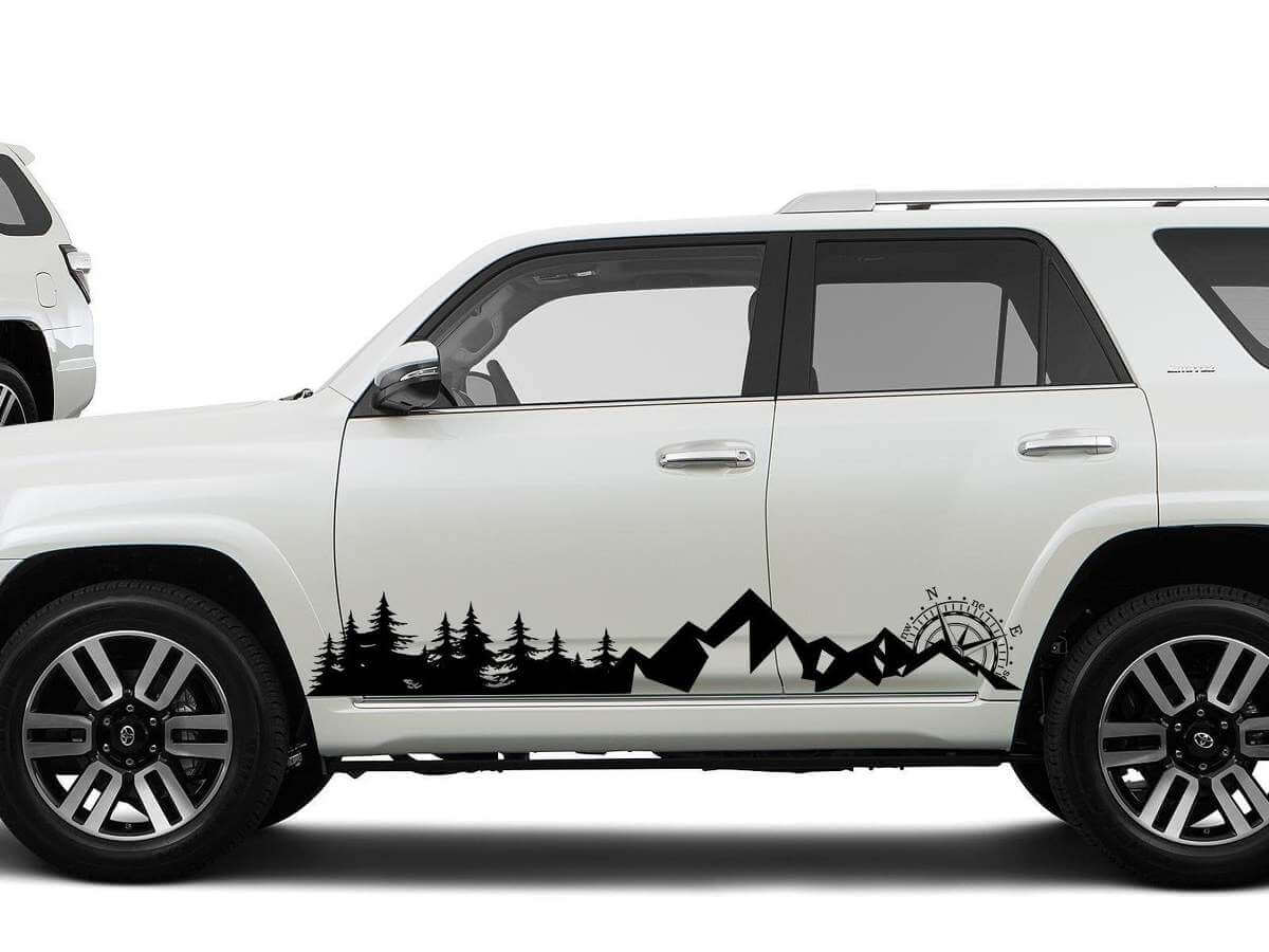 Kit de Vinilo con Lateral de Bosque de Montaña para Toyota 4Runner
