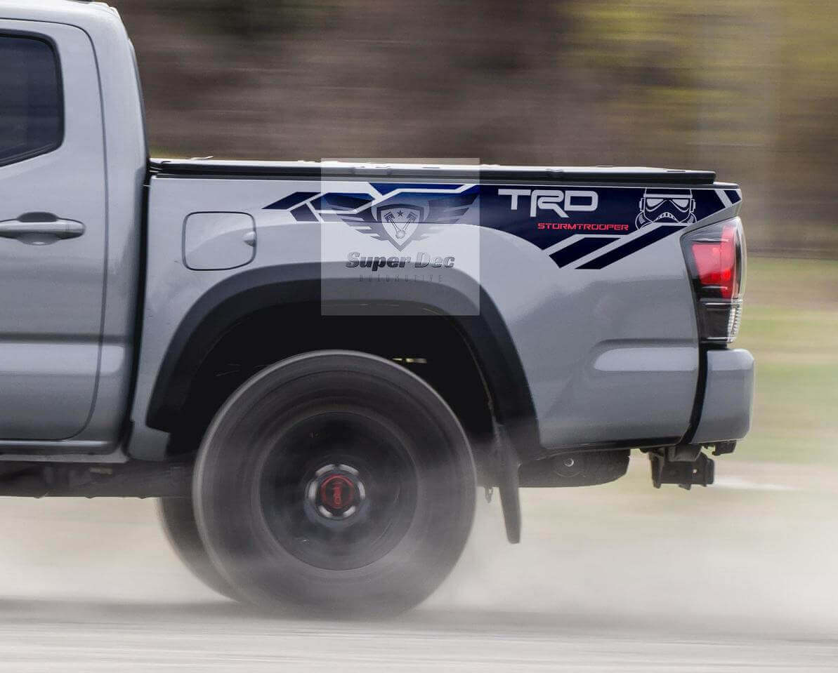 Vinilo Adhesivo TRD Stormtrooper para Lateral de Cama Toyota Tacoma 2013-2020
