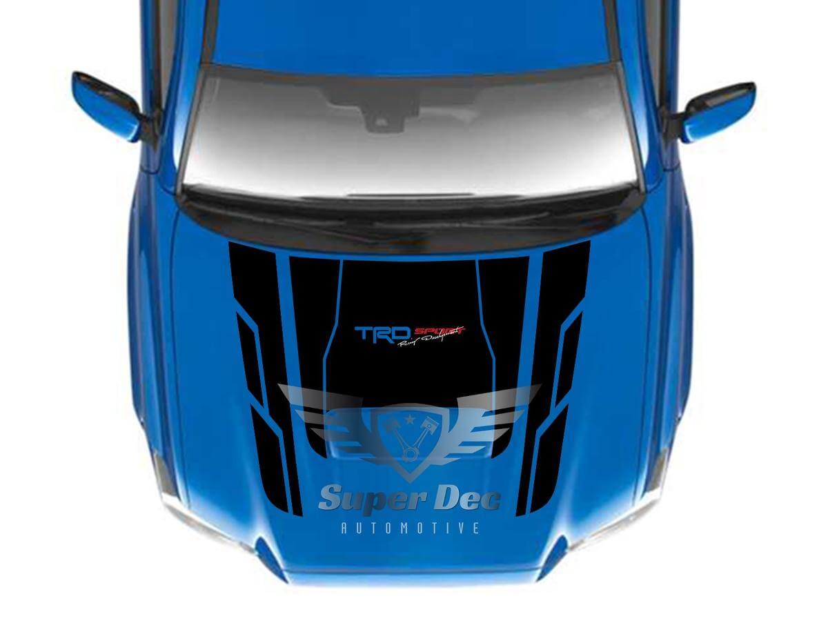 Calcomanía adhesiva de vinilo para capó TRD Sport Racing Development para Toyota Tacoma 2016-2020