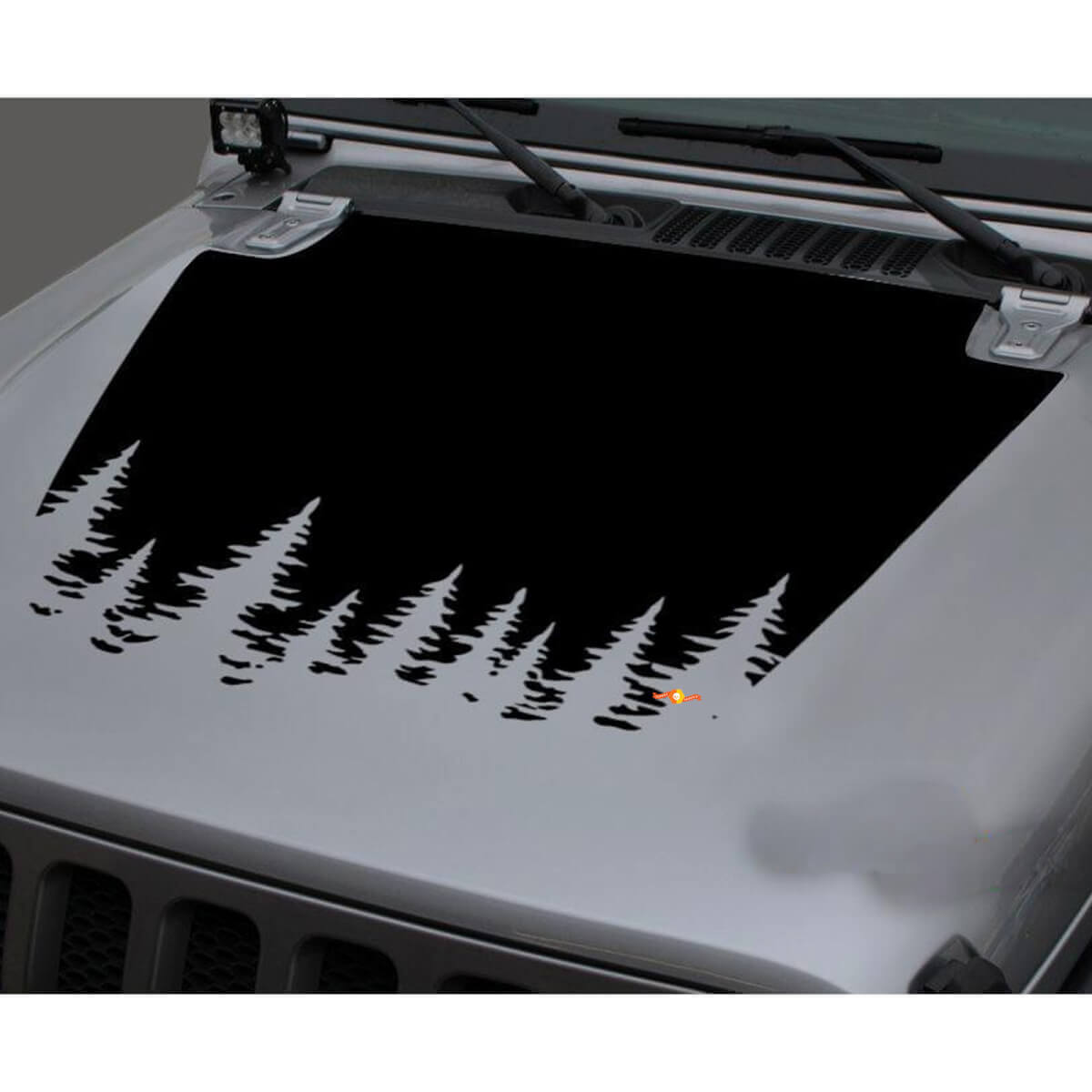 Adhesivo de vinilo para capó Forest para Jeep Gladiator y Wrangler