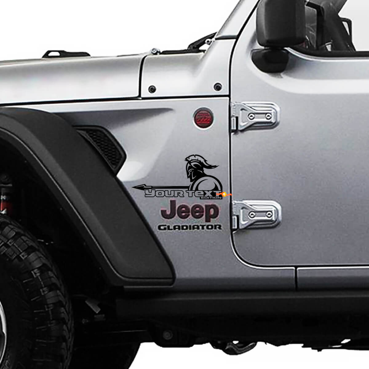 Juego de Vinilos Adhesivos Personalizados para Guardabarros Gladiator para Jeep Wrangler Gladiator
