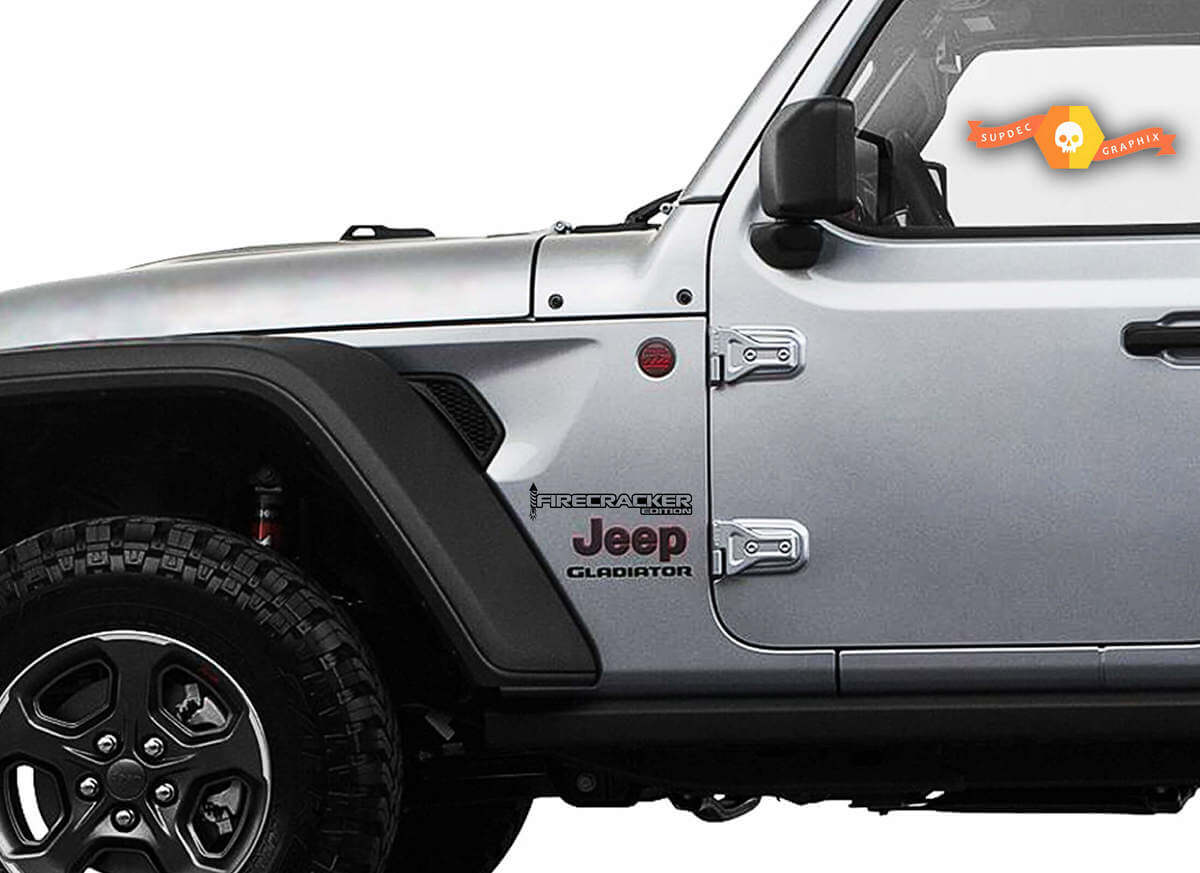 Kit de Vinilos Adhesivos para Aletas Edición Firecracker para Jeep Wrangler & Gladiator