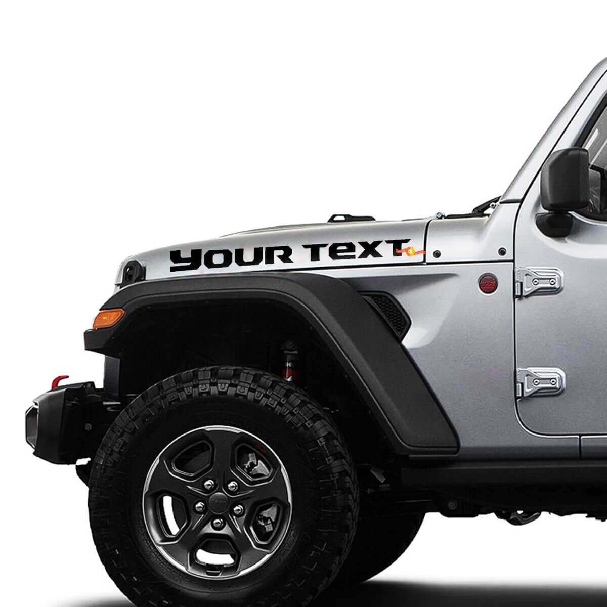 Vinilos de texto personalizado para capó para Jeep Gladiator JT