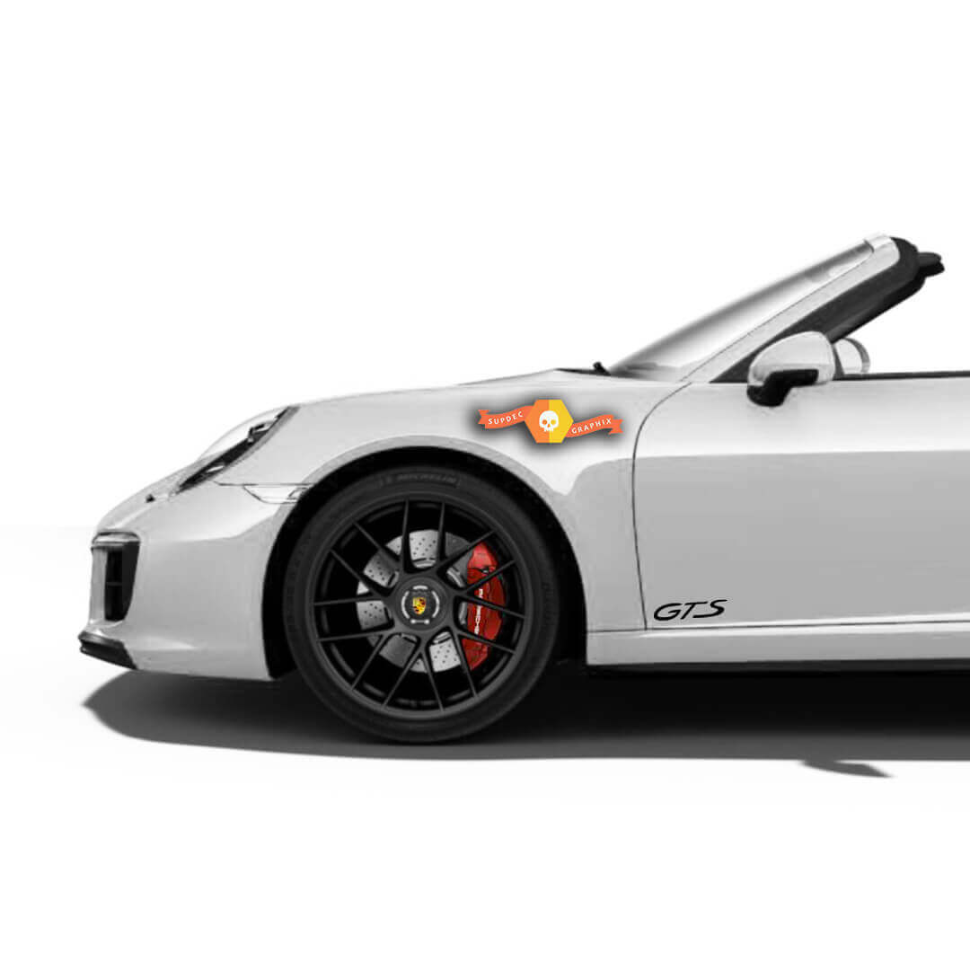 Kit de adhesivos de vinilo para puerta lateral GTS para Porsche 911