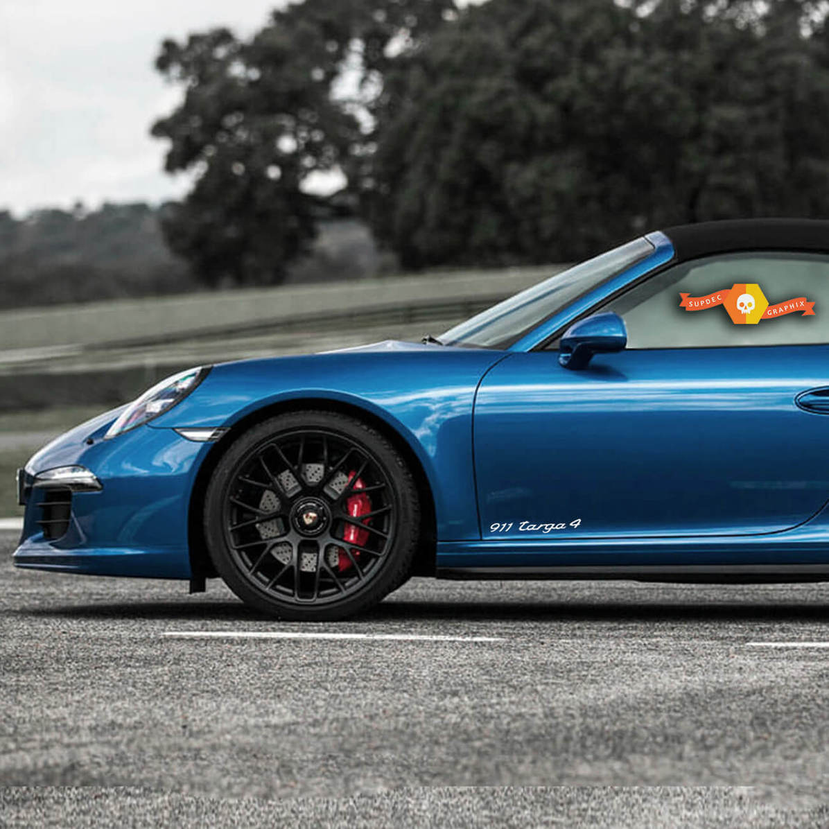 Pegatinas Porsche Porsche 911 Targa 4 Side Decal Pegatina
