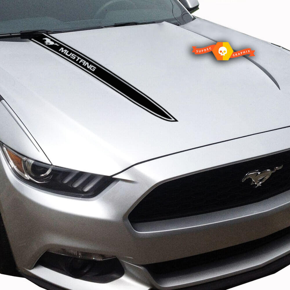 Kit de Vinilos de Rayas para Capó de Marca para Musclecar Musclecarmodel