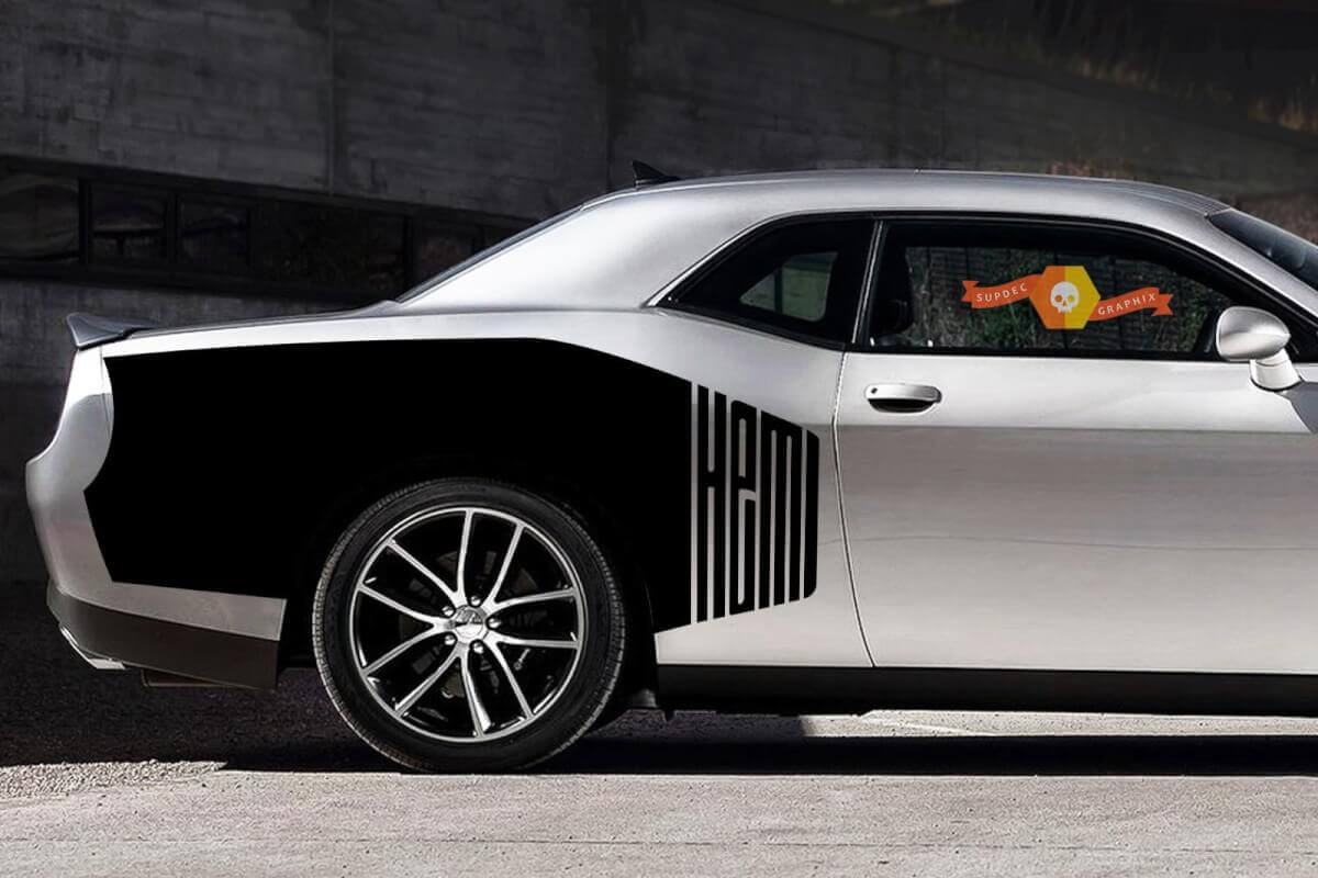Kit de Vinilo Lateral Estilo Hemi Billboard para Dodge Challenger 2009-2015