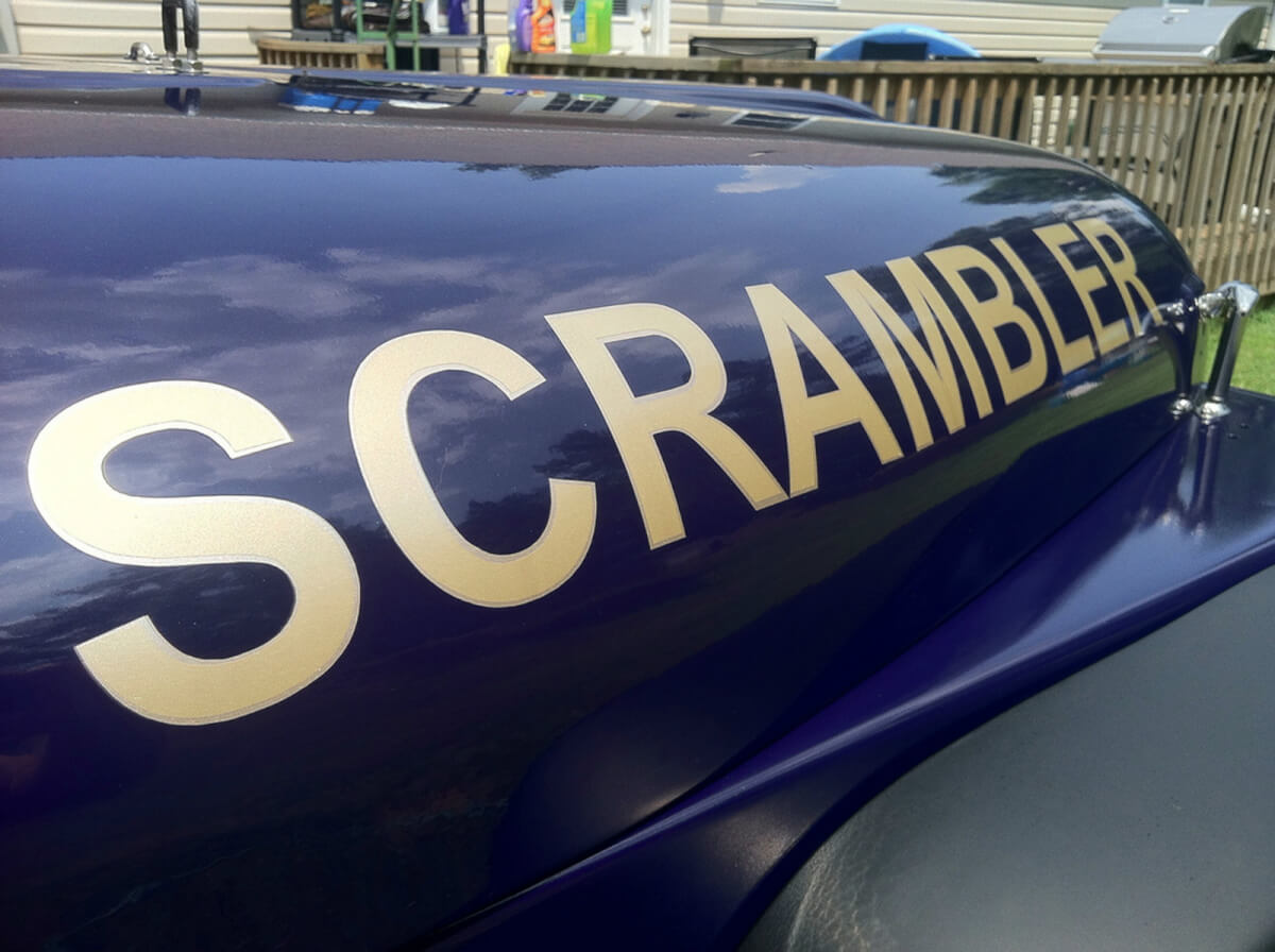 2 SCRAMBLER Jeep Wrangler Rubicon CJ TJ YJ JK XJ vinilo pegatina