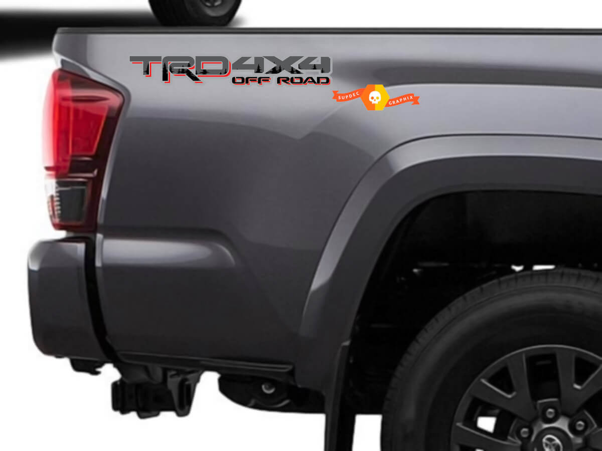 Pegatina de vinilo TRD 4x4 Off Road Sequoia Forest Bedside para Toyota Tundra