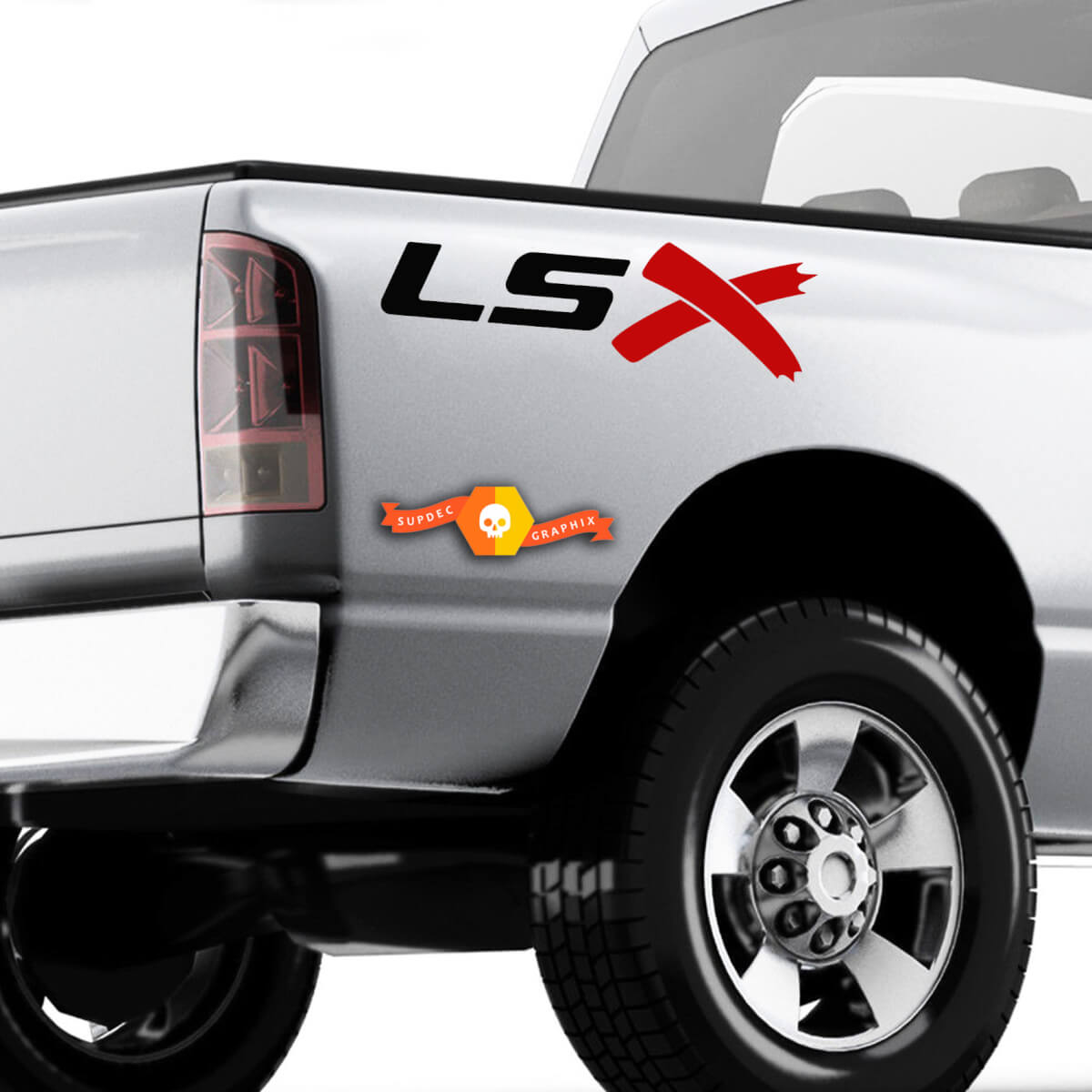 LSX Swapped Truck Bedside Pegatinas Calcomanías Chevy Silverado C10 S10 Colorado
