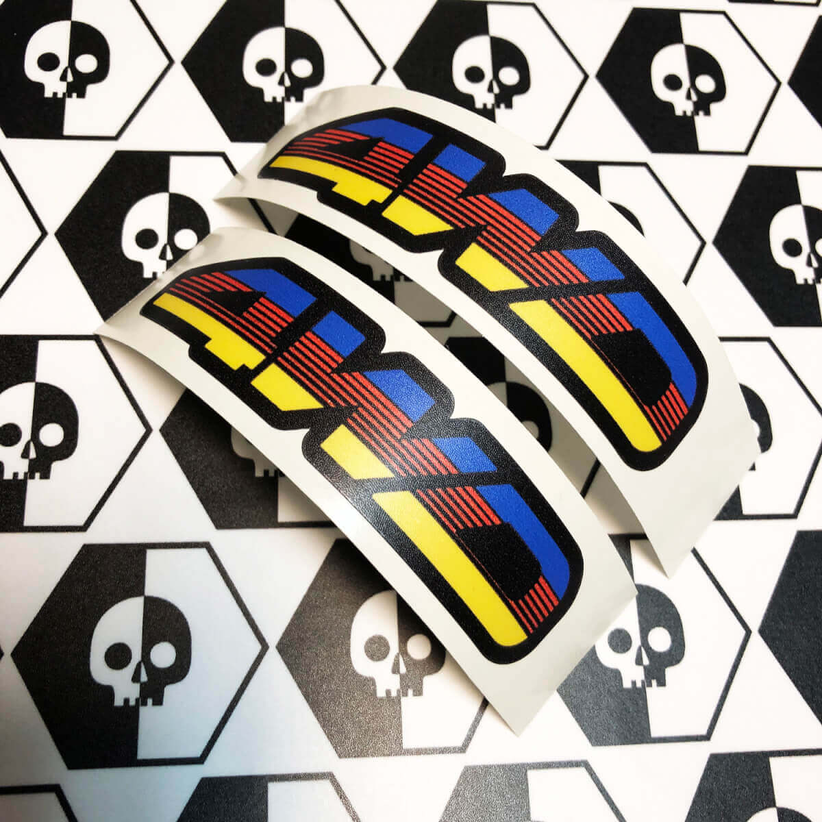 Par 4WD TEQ Vintage Sunset Retro estilo antiguo vinilo pegatinas calcomanía apto para Toyota 4Runner Tacoma FJ Cruiser
