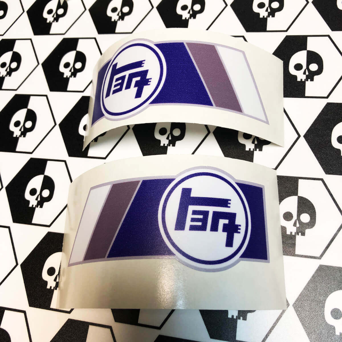 Par de pegatinas de vinilo de estilo antiguo retro TRD TEQ para Toyota 4Runner Tacoma FJ Cruiser
