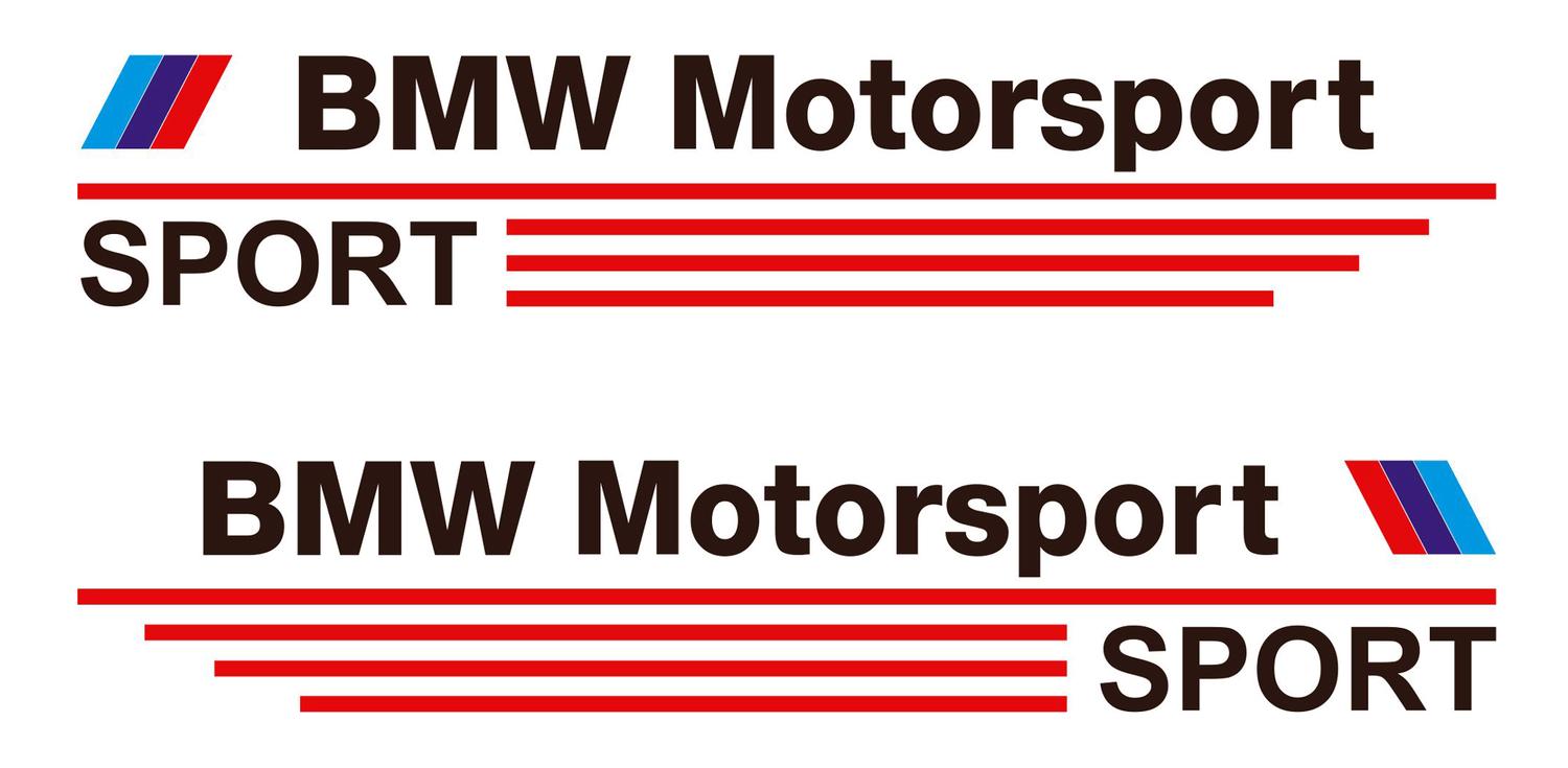 Adhesivo deportivo BMW Motorsport
