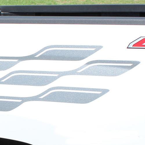 2000-2015 Chevy Silverado GMC Sierra Checker vinilo gráficos calcomanías kit de rayas